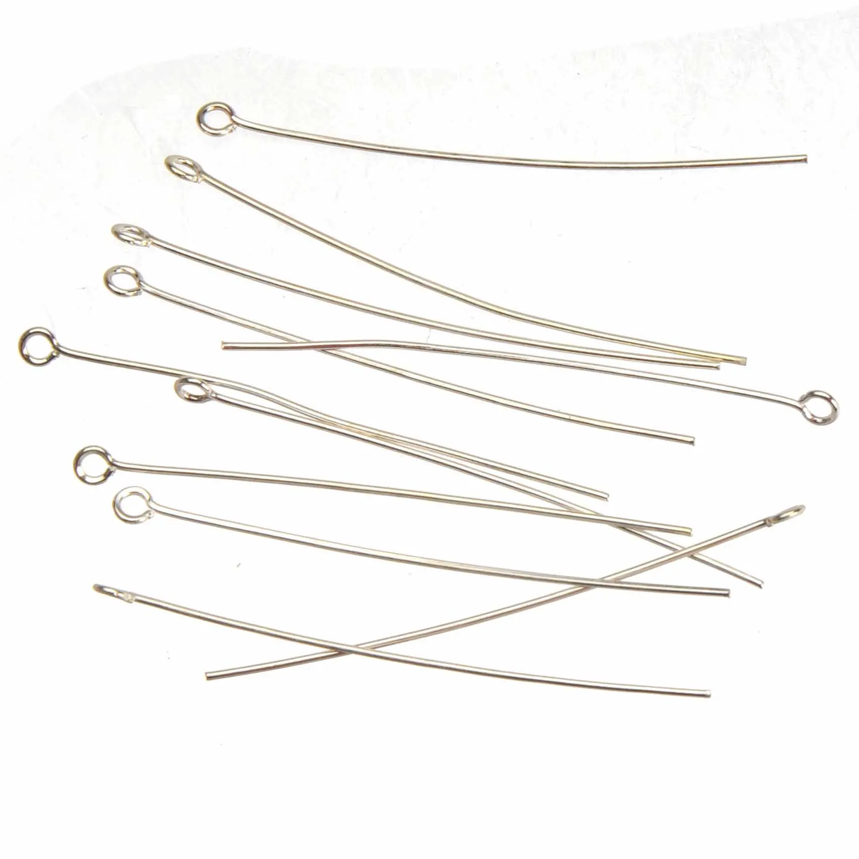 100 шт. гладкие круглые иглы 50 мм|Ювелирная фурнитура и компоненты| |