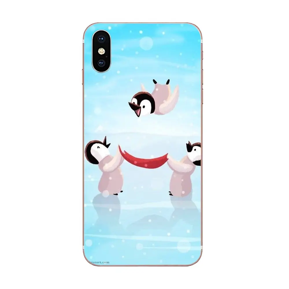 Ultra Thin Cartoon Pattern Arctic Penguins For Galaxy Grand A3 A5 A7 A8 A9 A9S On5 On7 Plus Pro Star 2015 2016 2017 2018 | Мобильные