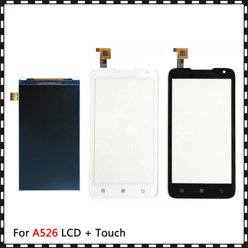 Высокое качество 4 5 ''для Lenovo A526 ЖК-дисплей с сенсорным экраном дигитайзер