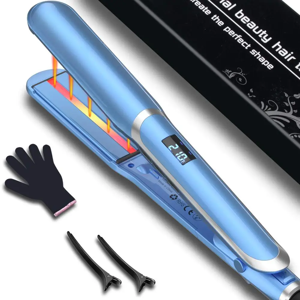 Утюжок для волос профессиональный выпрямитель и бигуди 2 в 1 утюжок с