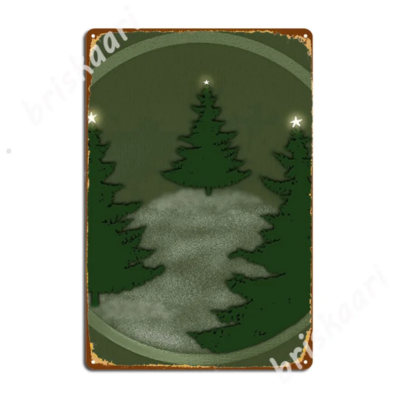 Рождество ночью металлические знаки классический паб Фотообои