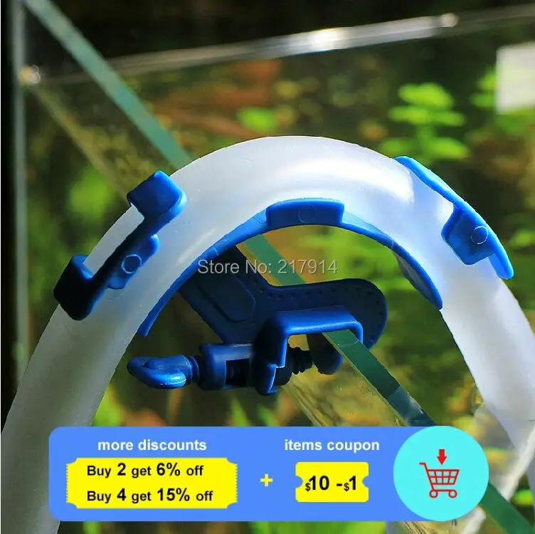 

For aquarium water exchange, Clamp for water exchange aquarium accessories to keep pipe tube good & make water flow smoothly