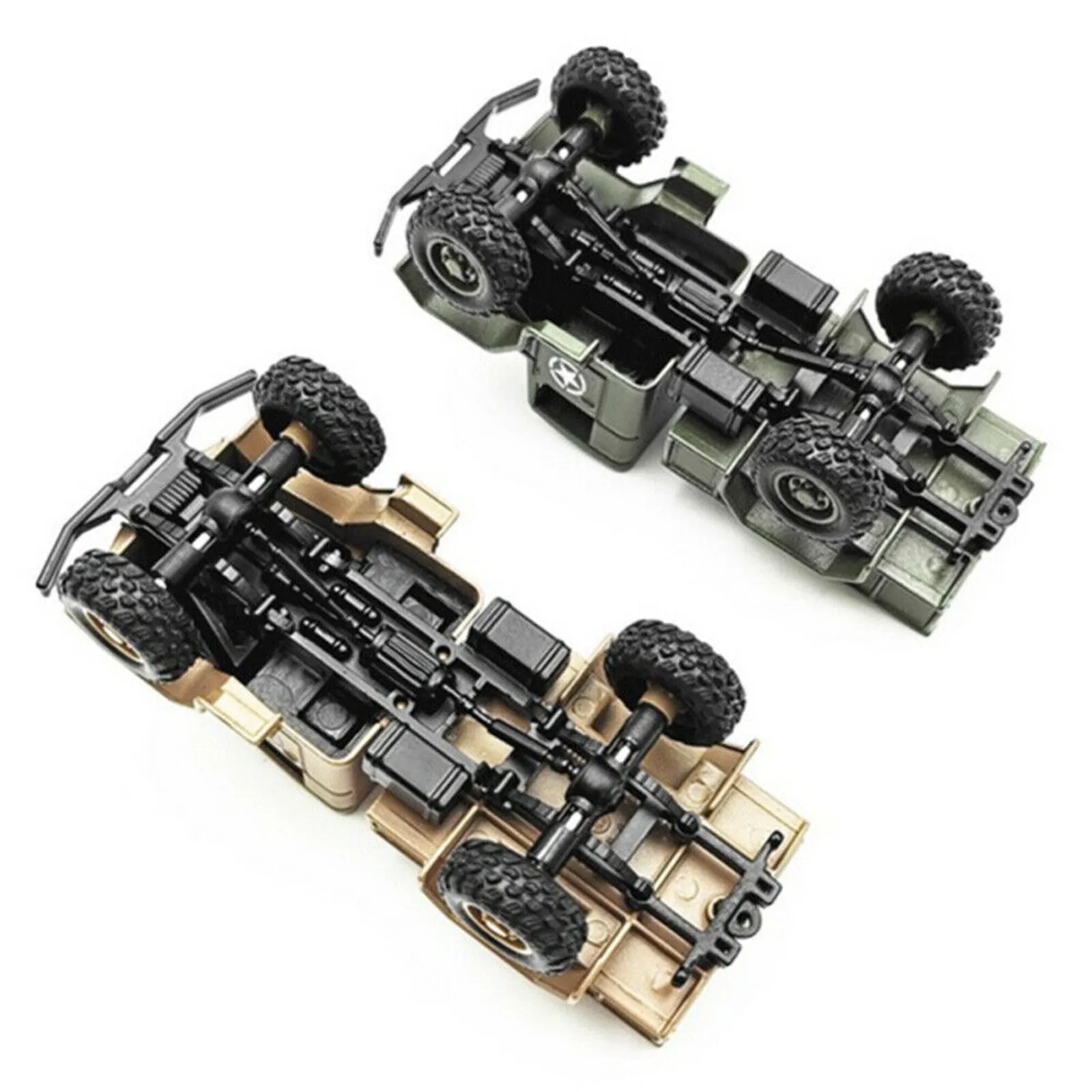 

1/64 Metal Simulation WPL MB14 Military Truck Model Vehicle Alloy Car for Kids Toys Childrens day's Gift Army Green Yellow