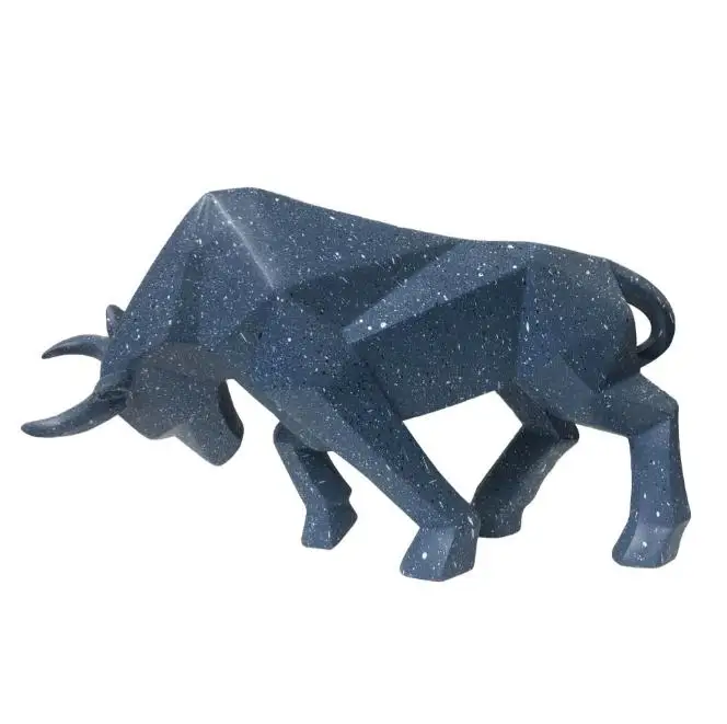 

Resin Bulls Sculpture Bull Statue Nordic Decoration Home Decor Tabletop Statues Abstract Figurine Office Home Decoration Cabinet