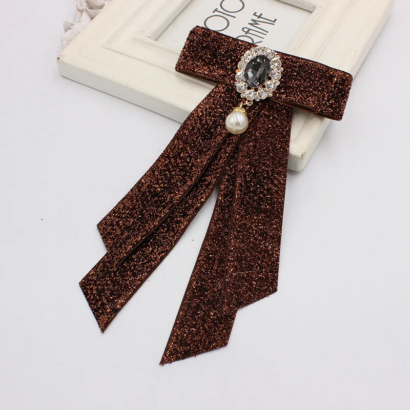 Галстук бабочка женский свадебное платье рубашка блузка Шелковый воротник для