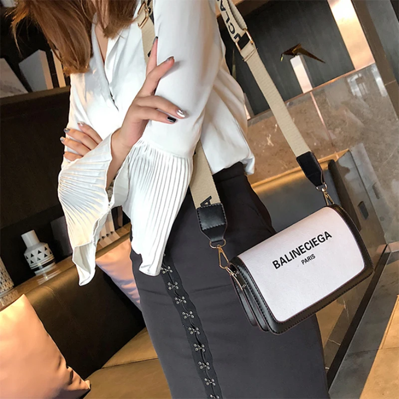 

Fashion Design Leather Crossbody Bags for Women 2021 Luxury Korean Version Simple PU Shoulder Bag Female Purse and Handbag