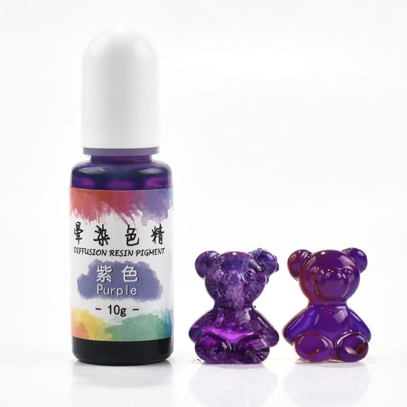 

24 Colors Epoxy Pigment Liquid Colorant Dye Ink Diffusion Resin Crafts Accessory