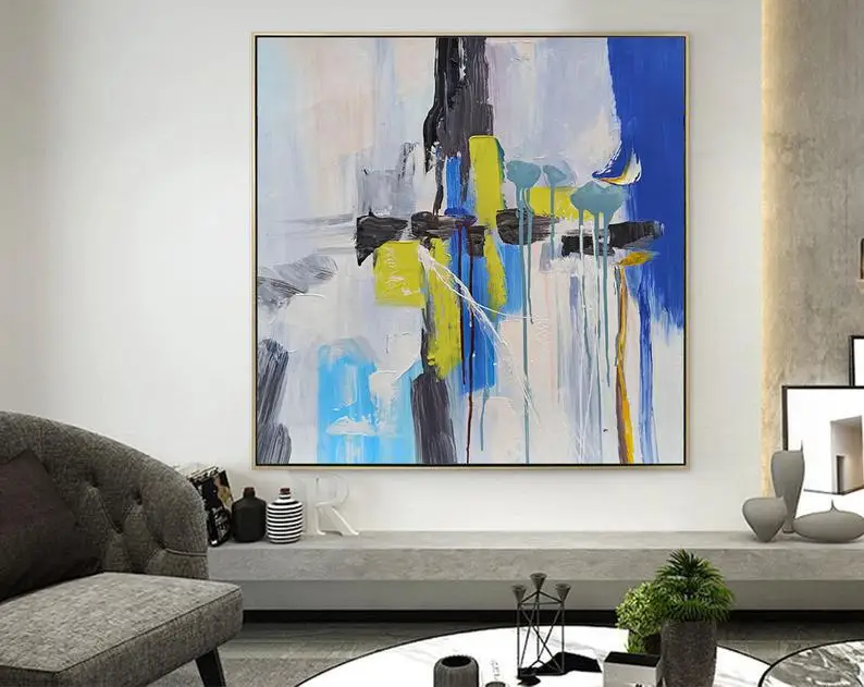 

Very Large Abstract Painting On Canvas Modern Abstract Painting Original Oversized Wall Art Canvas Painting Art For Living Room