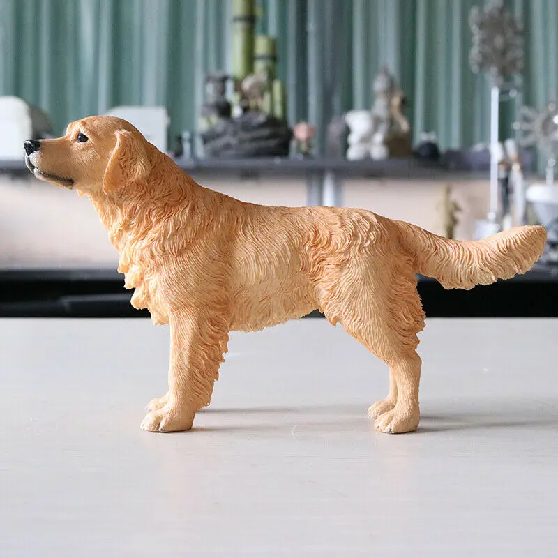 JJM золотистый ретривер собака фигурка для домашних животных Canidae коллектор Декор