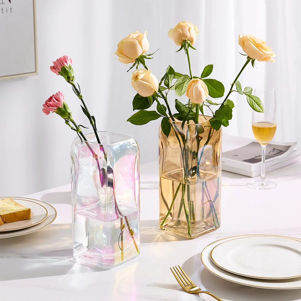 Современное художественное украшение для дома прозрачная стеклянная простая