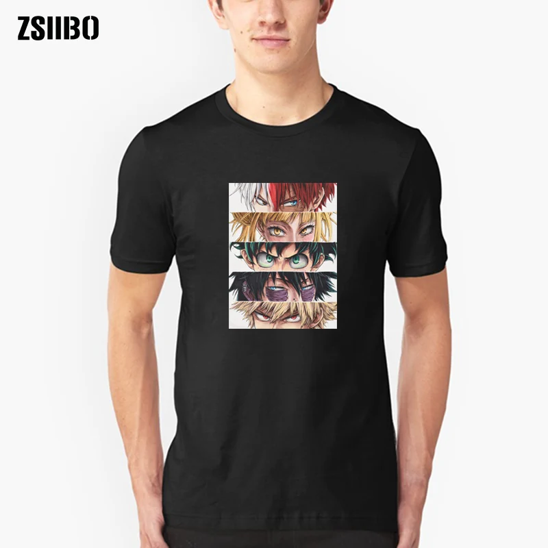 Футболка с принтом ZSIIBO deku футболка аниме Мой герой академические круги Boku No hero