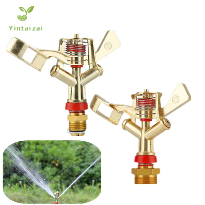 10 шт. насадка для полива газона из цинкового сплава|impact sprinkler|sprinkler for gardenwatering sprinkler