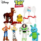 Экшн-фигурки из Истории игрушек 4 Disney, Игрушечная модель Джесси Базз Лайтер форки, коллекционные декоративные куклы, игрушки для детей, 7 шт.компл.