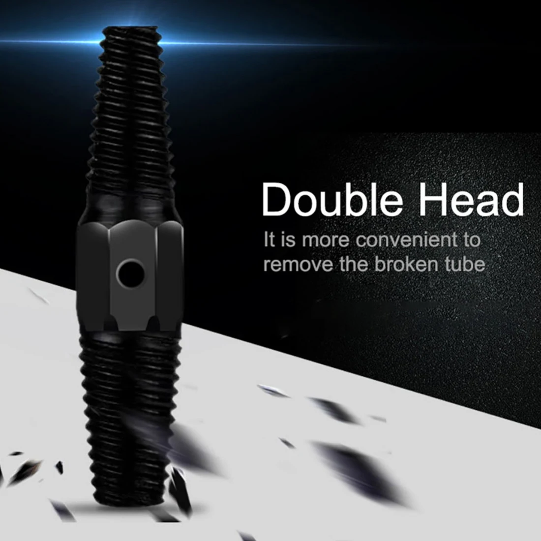 

Набор винтовых экстракторов для водопроводного крана, многоцелевой комплект из 4/6 дюймов с двумя головками, болт для удаления поврежденной ...