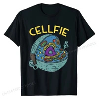 cell fie funny science biology teacher t shirt tops tees discount casual cotton mens top t shirts casual