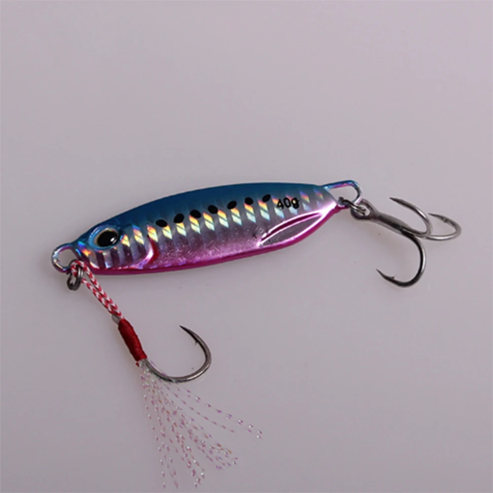 Металлическая приманка-ложка для джиггинга 1 шт. 20-40 г искусственные Спиннеры