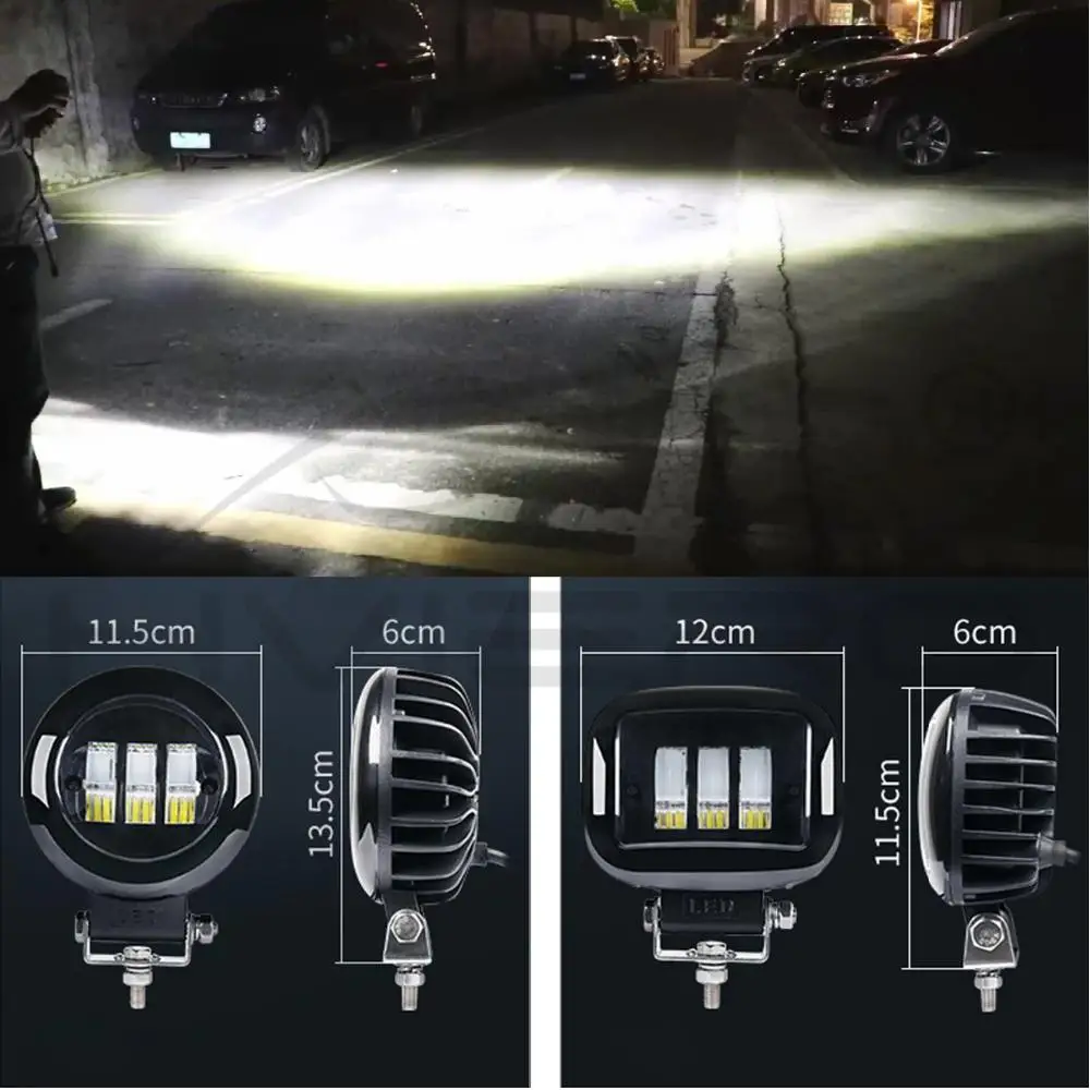 Рабочий светильник бар указатель поворота автомобильный 6D объектив 5 дюймов Led 4WD