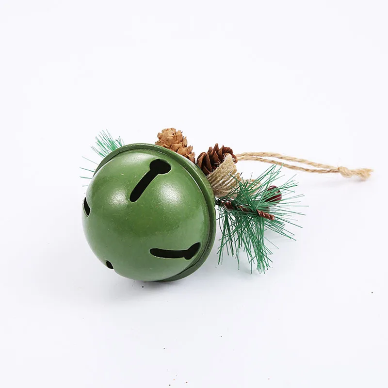 

New Red White Green Christmas Jingle Bells Three Colors Tree Ornaments Decoration For Gift
