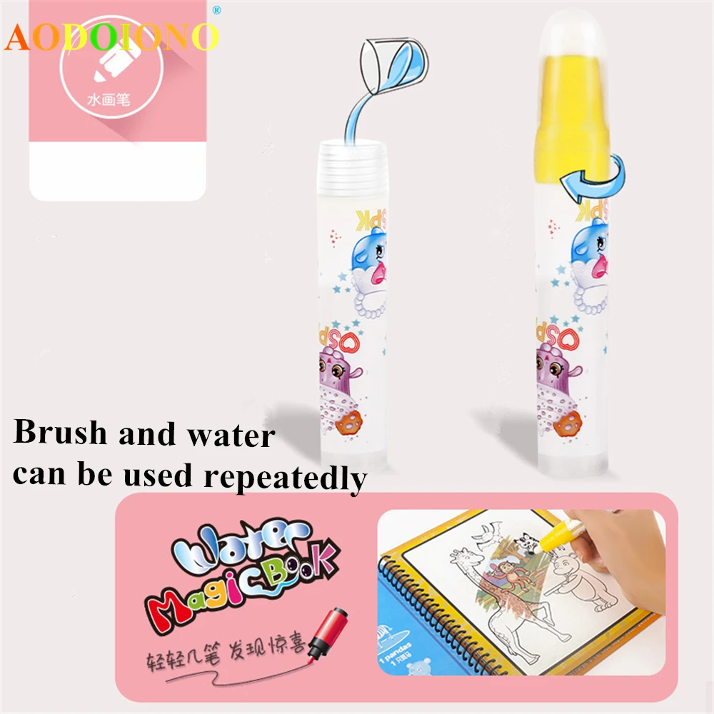 Лидер продаж детская лесная Волшебная тканевая книга для рисования детские