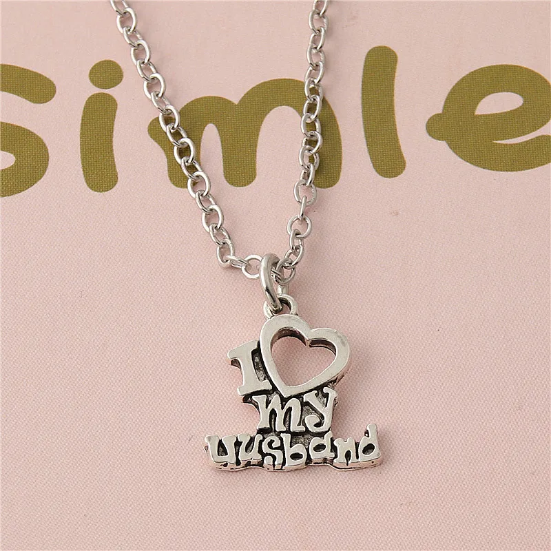 1 шт. подарок на день святого валентина Подвеска буквы Алфавит я люблю моего мужа