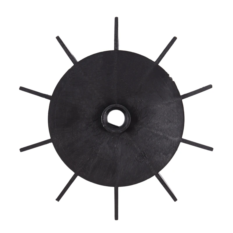 Replacement 0.5" Inner Bore 10 Impeller Air Compressor Motor Fan Blade Black | Бытовая техника