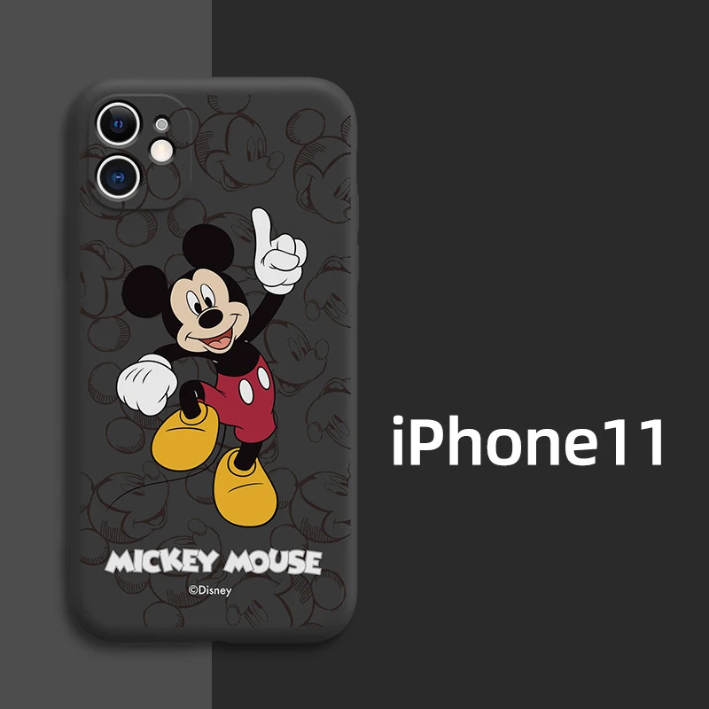 

Мягкий чехол для iPhone 12 Pro Max с изображением героев Диснея, Микки и Минни для iPhone 12 Pro Max Mini, высококачественный чехол-накладка на заднюю панель ...