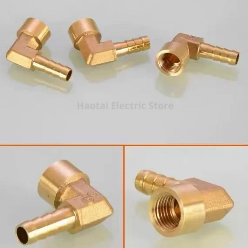 

Elbow Brass Barbed Fitting 8~16mm Hose Barb x 1/4" 3/8" 1/2" Female Thread Coupler Connector Adapter For Fuel Gas Water Copper