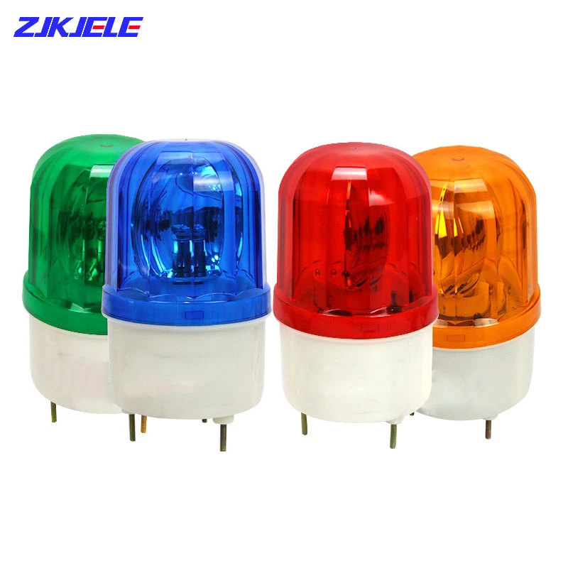

12V/24V Emergency Flash Strobe Red Amber Rotating Warning Light Car Safety Signal Work Lamp Industrial Vehicle Truck Indicator