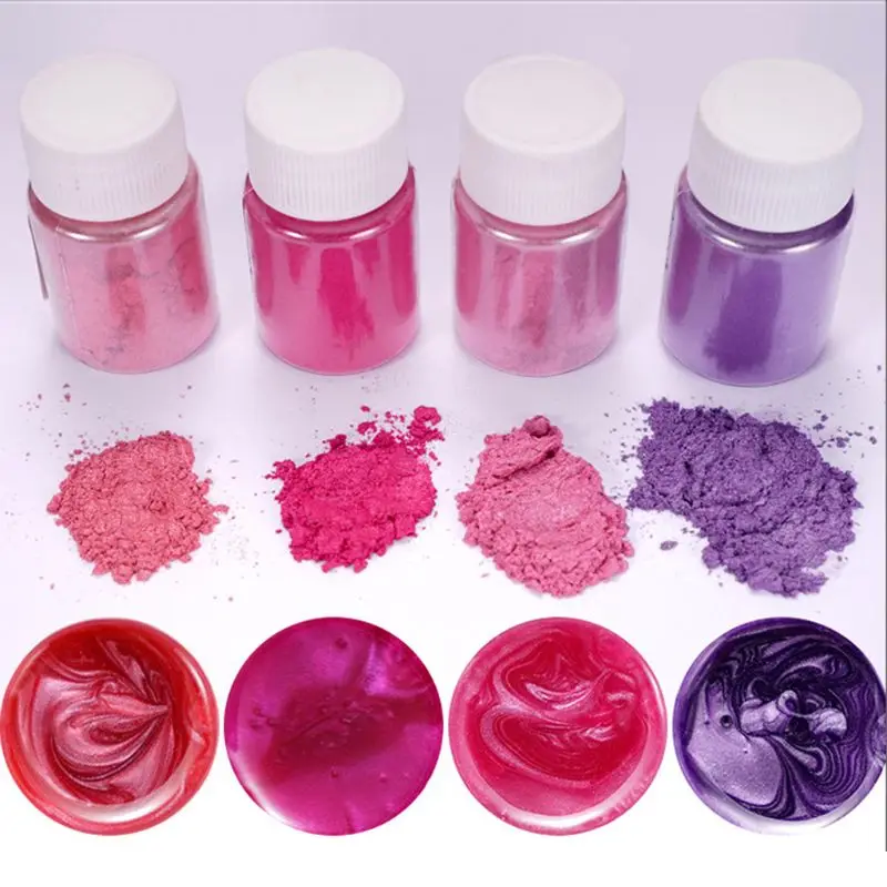 Перламутровые пигменты Aurora Resin Mica 21 цвет создание ювелирных изделий | Украшения и