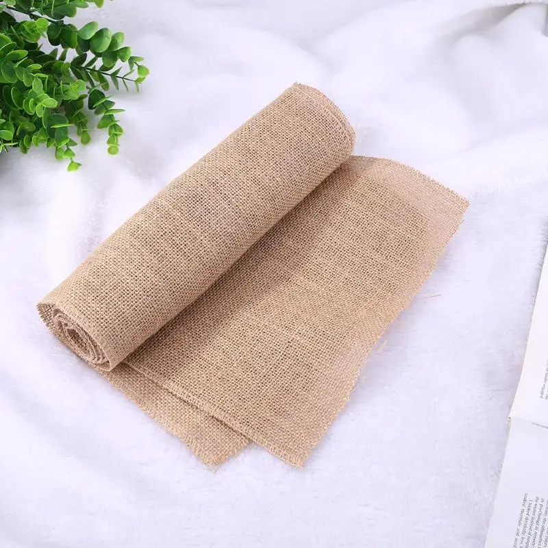 30 см винтажный льняной коврик дорожка прямоугольная столовая посуда ткань
