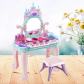 Моделирование большой кукольный дом мебель игровой дом игрушка вилла деревянная принцесса розовый Кукольный Домик DIY Juguetes девушки подарки на день рождения игрушки