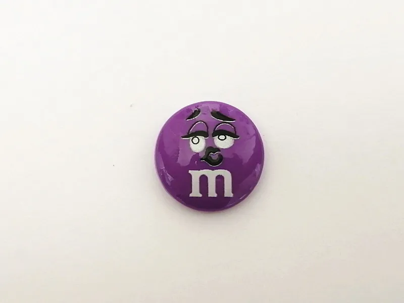 Мини M beans Смола каваи милые конфеты кабошон с плоской задней поверхностью DIY Скрапбукинг Украшение M bean Flatback Ремесло детские игрушки - Цвет: Армейский зеленый