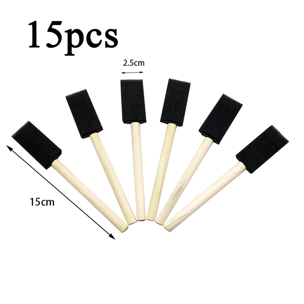15pcs Type D 12 шт Круглые синтетические акварельные губки для художника для окрашивания изделий из керамики(желтые) круглые губки для рисования - Цвет: 15pcs Type D