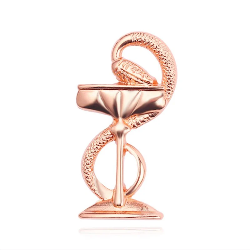 Модный значок врача эмалированный микроскоп стетоскоп мозг легкие вертолет