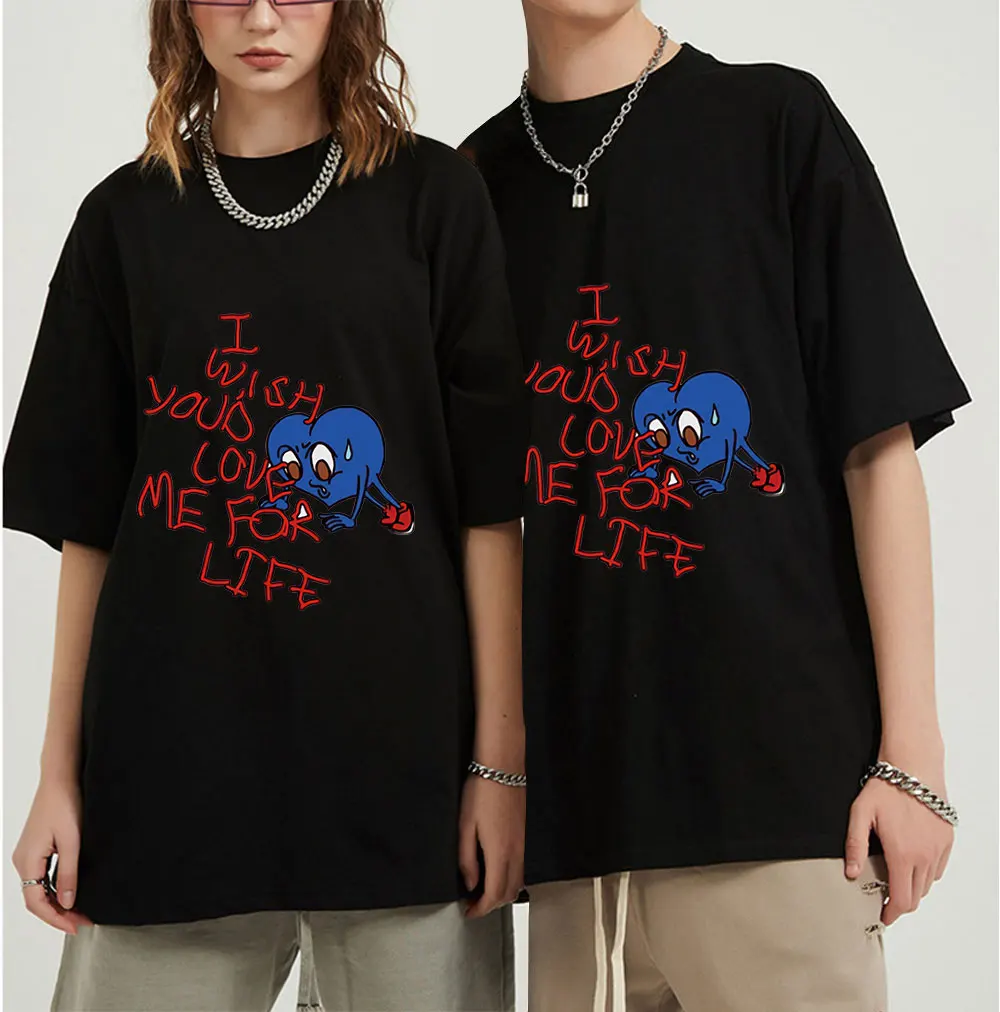 

Лидер продаж 2021, летние мужские футболки I Wish You Love Me For Life, Harajuku, футболки Brockhampton Ginger Hip Hop, футболки, забавная футболка