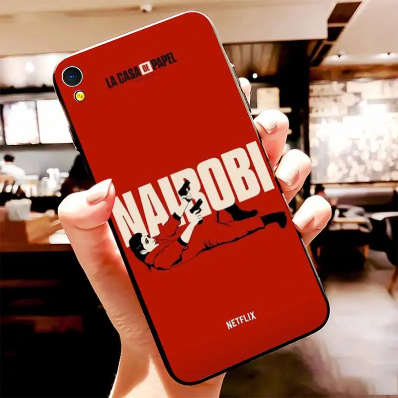 

Spain TV Money Heist House Paper La Casa de pape Phone Case For Vivo Y91c Y17 Y51 Y67 Y55 Y93 Y81S Y19 Y7S nairobi Back cover