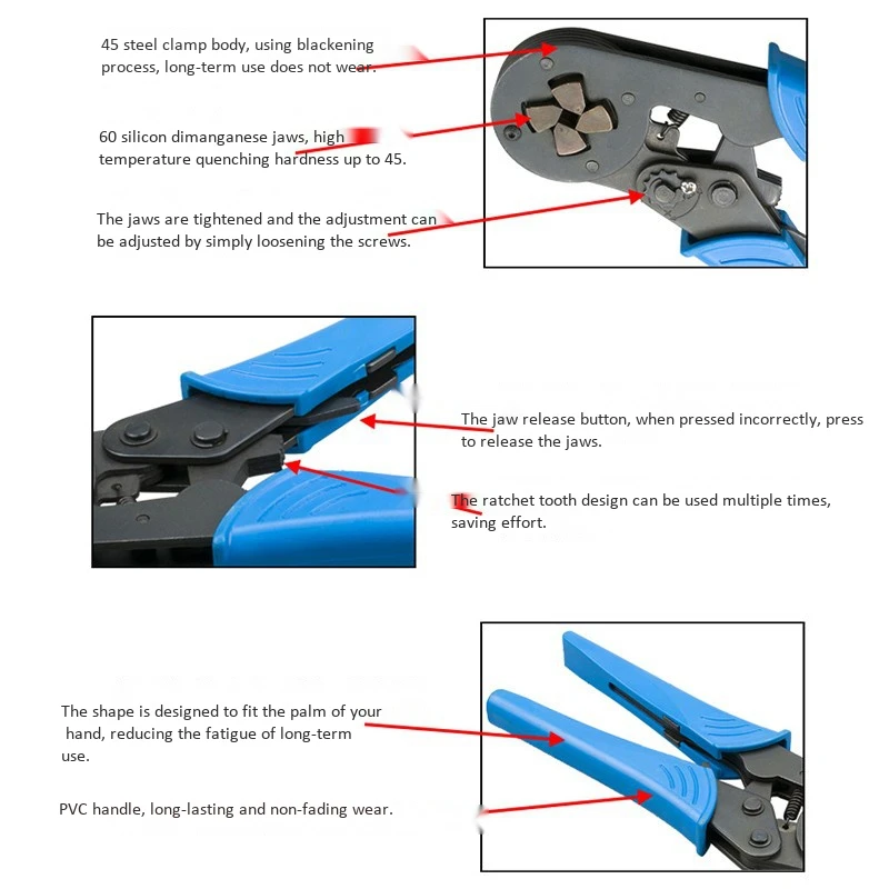 GTBL обжимные инструменты плоскогубцы электрические трубчатые клеммы коробка