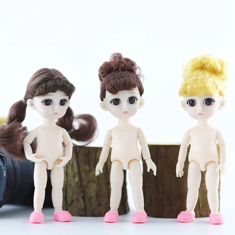 Белая кожа 13 шарнир 15 см 1/8 куклы игрушки BJD Детская кукла Обнаженная тело