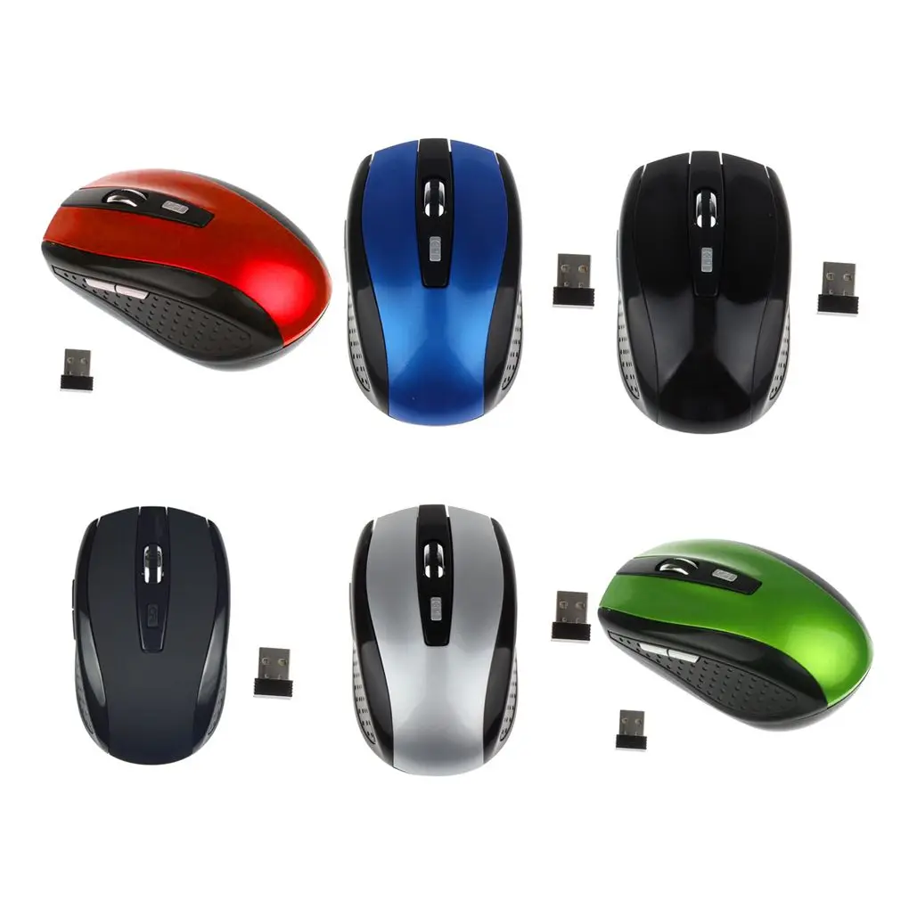 3 Adjustable DPI 2.4G Wireless Gaming Mouse 6 Buttons Laptop Notebook PC Cordless Optical Game Mice | Компьютеры и офис