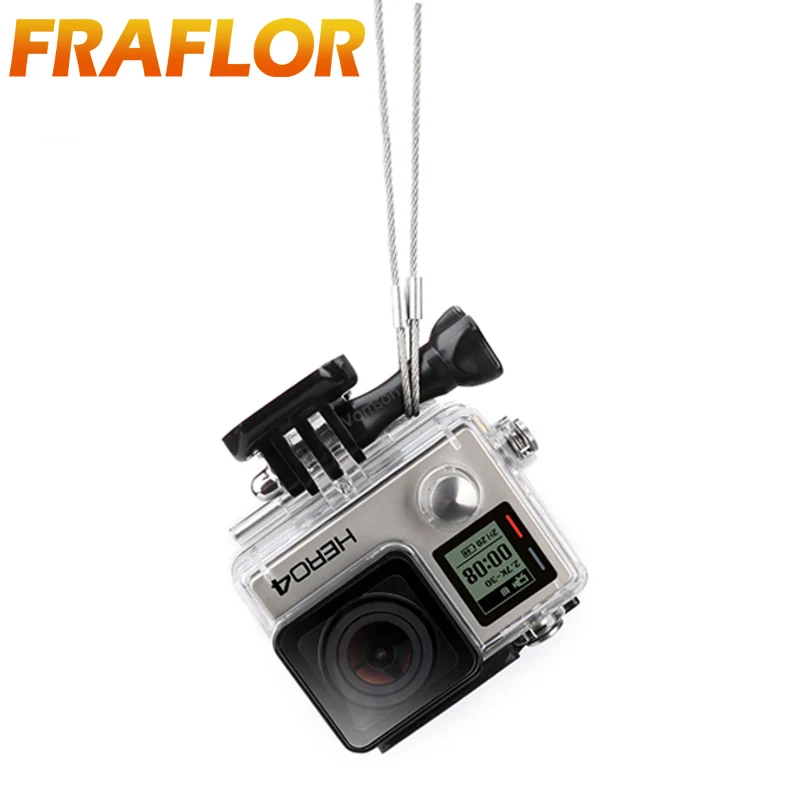 Многоцелевой черный/серебристый Проволочный Трос 20 см Ремешок безопасности из