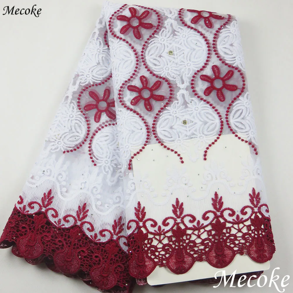 Лидер продаж швейцарская вуаль кружева африканская тканая кружевная ткань