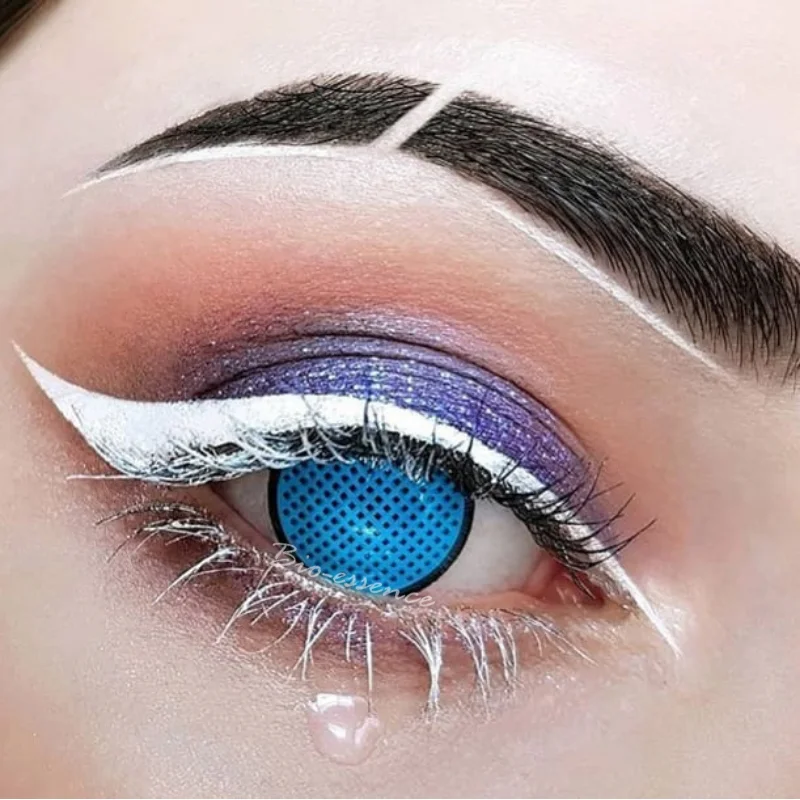 2pcs1pair cosplay halloween colored lenses pink lenses anime colored contacts lens multicolored lenses bio essence wholesale free global shipping