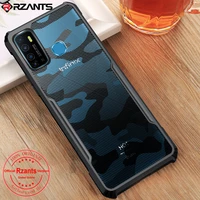 rzants for infinix hot 9 hot 9 play hot 8 8 lite hot 10 case hard camouflage shockproof slim crystal clear cover funda casing