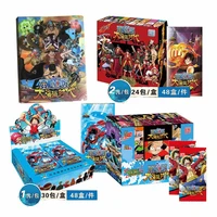 original one piece anime figures bronzing barrage flash cards luffy collectible cards table toys christmas gifts for children