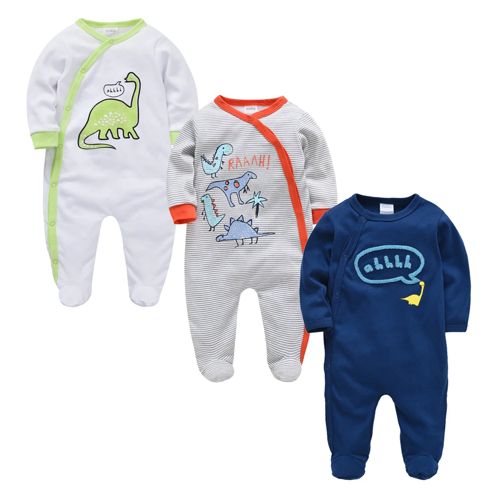 Kavaks/Одежда для маленьких мальчиков и девочек летний хлопковый комбинезон roupa de