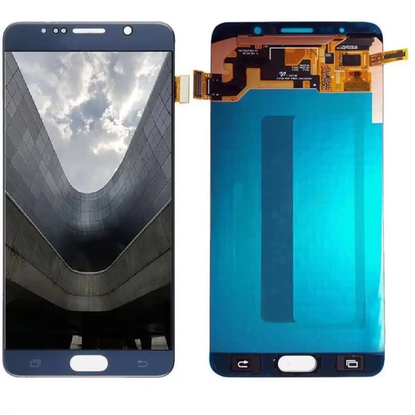 100% Super AMOLED for SAMSUNG Galaxy Note 5 Display LCD Touch Screen Note5 N920A N9200 SM-N920 N920C | Мобильные телефоны и