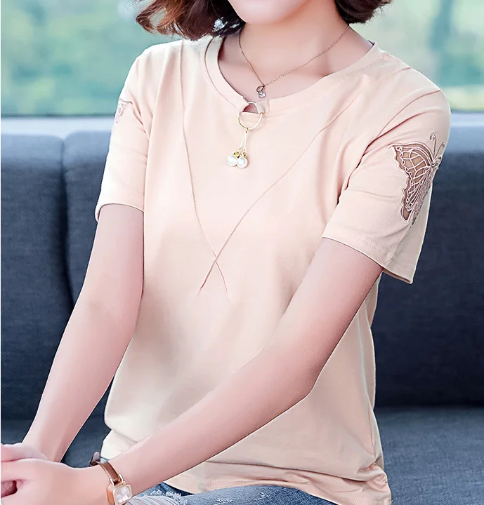 

Stylish Letter Print Hell Was Boring T-Shirt Women Funny Sarcasm T Shirt Summer Black