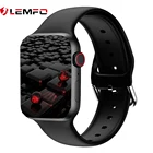 LEMFO W58 смарт часы мужские женские Bluetooth Call Custom Dials Music Smartwatch Iwo 2021 PK Hw22 Plus 24-часовой монитор сердечного ритма