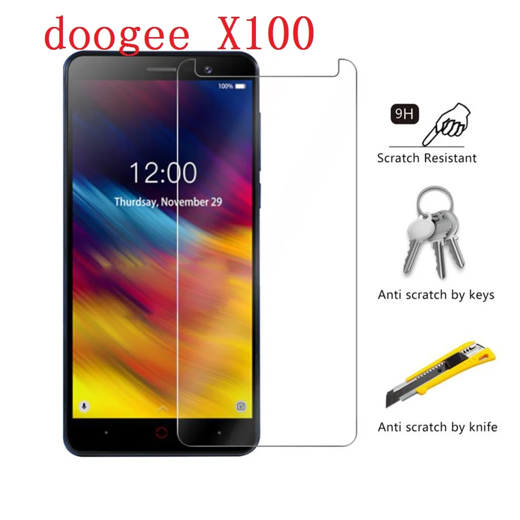 Закаленное стекло для защиты экрана защитное Для Doogee X100 X 100 защитная Пленка Y8 Y