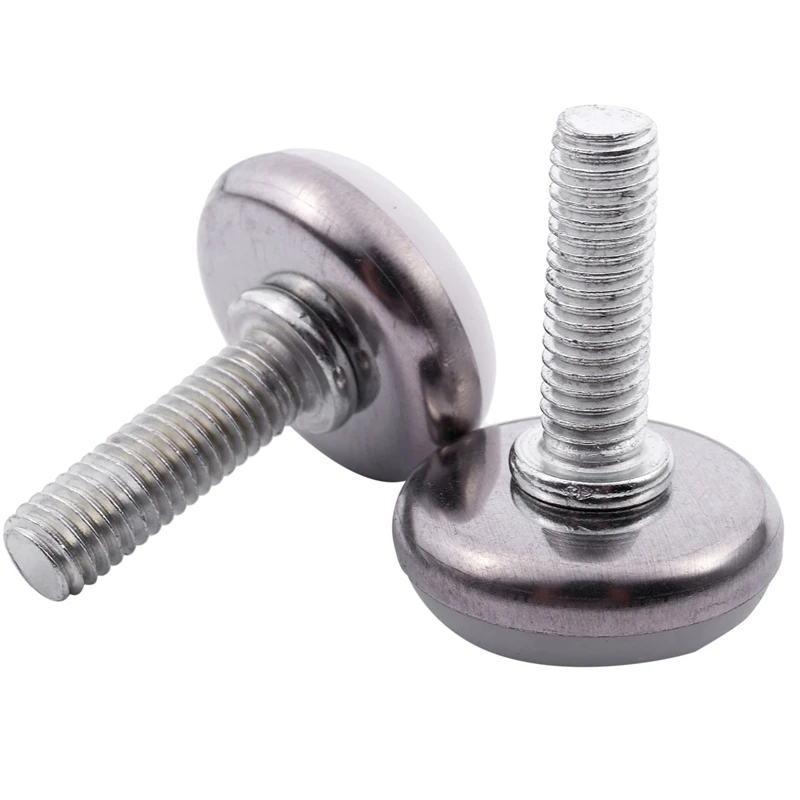 

BEST Adjustable Thread M8 x 25mm Leveller Leveling Foot Furniture Glide 2Pcs